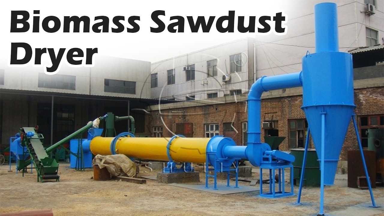 Industrial Biomass Sawdust Dryer | Efficient Drying for Biomass Fuel Production #dryer #sawdust