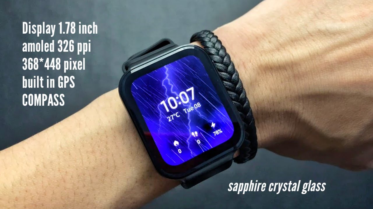 LEBIH MURAH DARI GTS 2 - 70mai SAPHIR SMARTWATCH (INDONESIA)