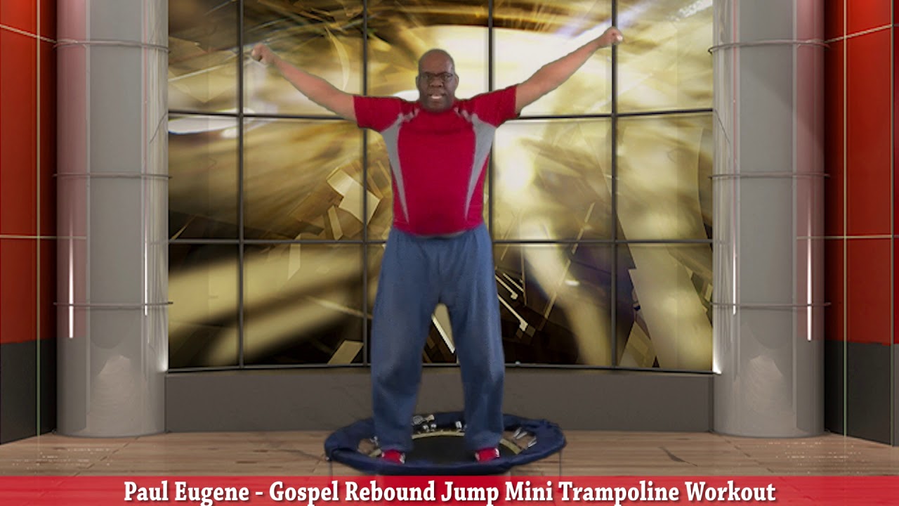 Rebounding Jump Mini Trampoline Gospel Workout | Low Impact Exercise Workout | Easy On Joints