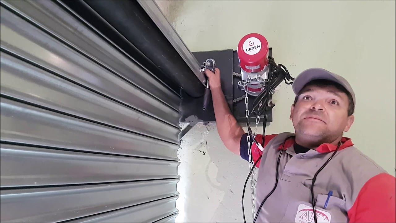 PORTA DE ENROLAR AUTOMÁTICA: PARTE  3 - COMO INSTALAR.