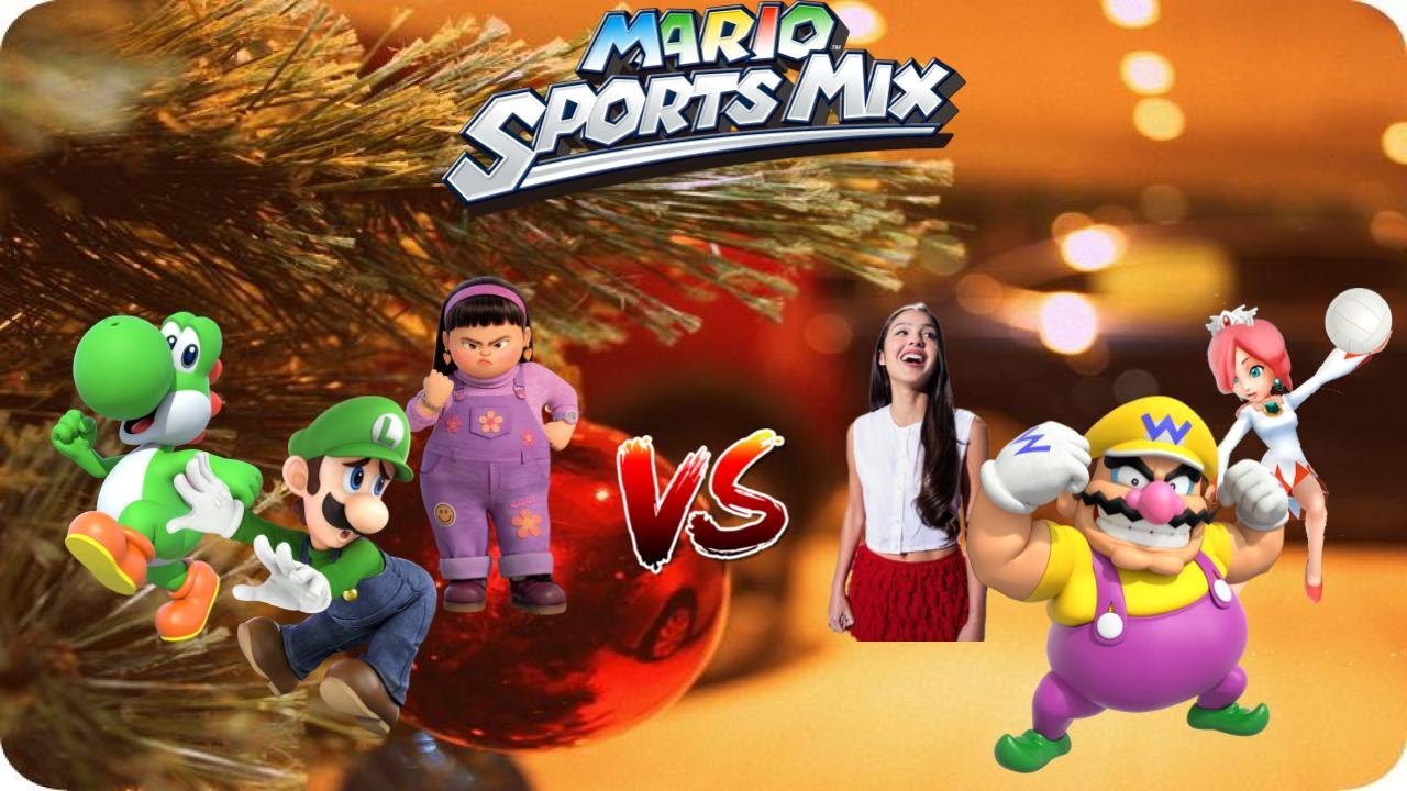 Mario Sports Mix - Dodgeball (3 players, Expert CPU) Exhibition Ep. 1119