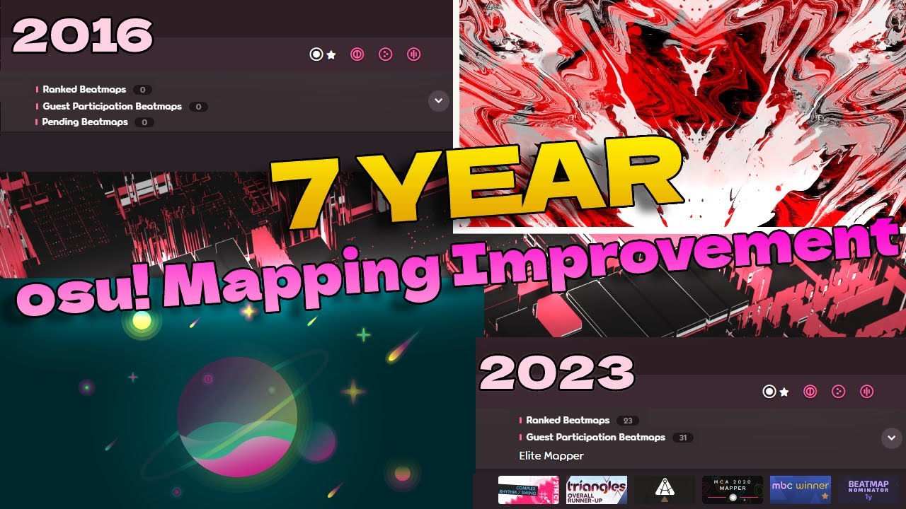 7 Years of osu! Mapping Improvement