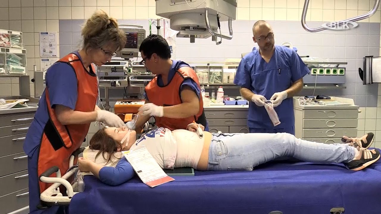 MANV Massenanfall von Verletzten Übung Asklepiosklinik Weissenfels Hellweger Kröger Wegermann