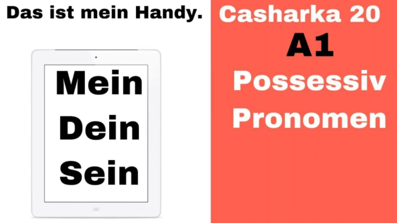 Barashada Jarmalka | possessivpronomen | Casharo bilaw ah | A1- Casharka 20