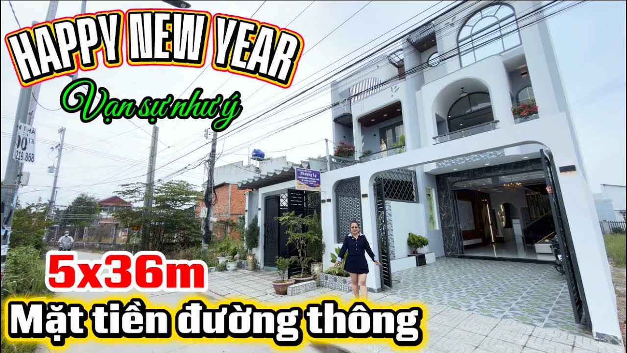 🚘ĐƯỜNG THÔNG THOÁNG, làm gì cũng dễ diện tích lớn SHR hoàn công chuẩn 5x36m full thổ cư có góp bank