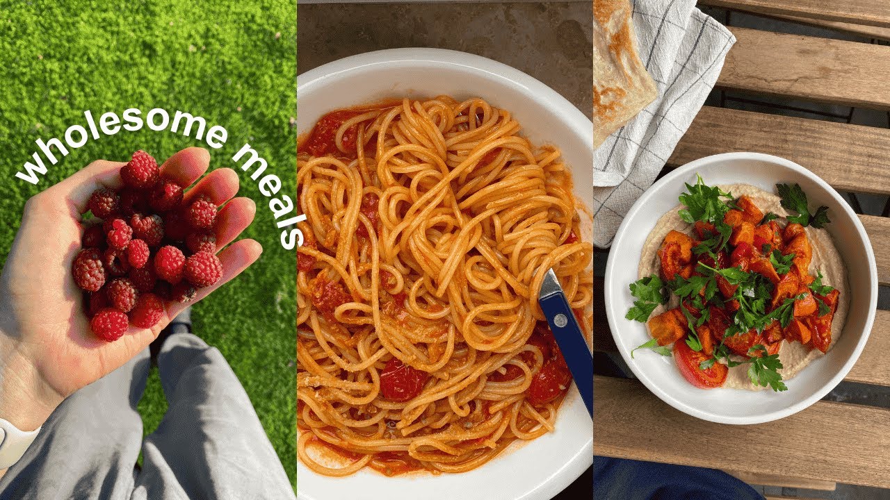 some meals i ate this week! easy recipe ideas for the summertime