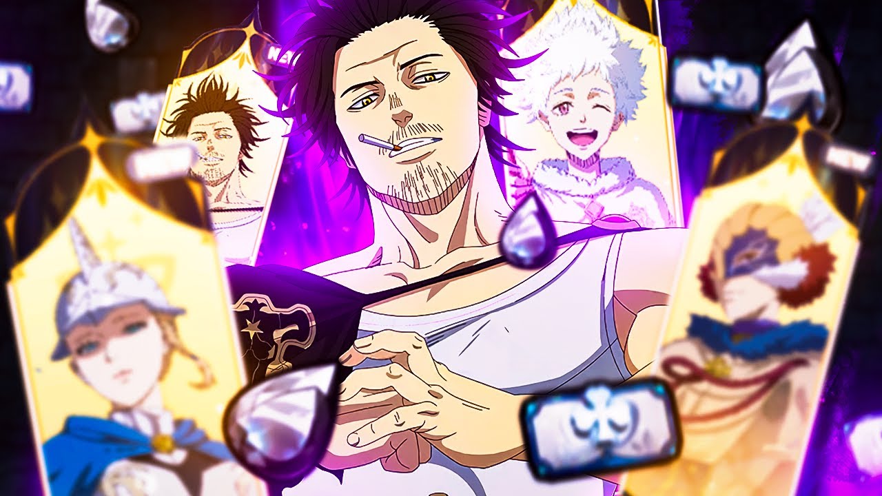 FIRST SUMMONS AND REROLL ON BLACK CLOVER MOBILE! LETS GOOO!!