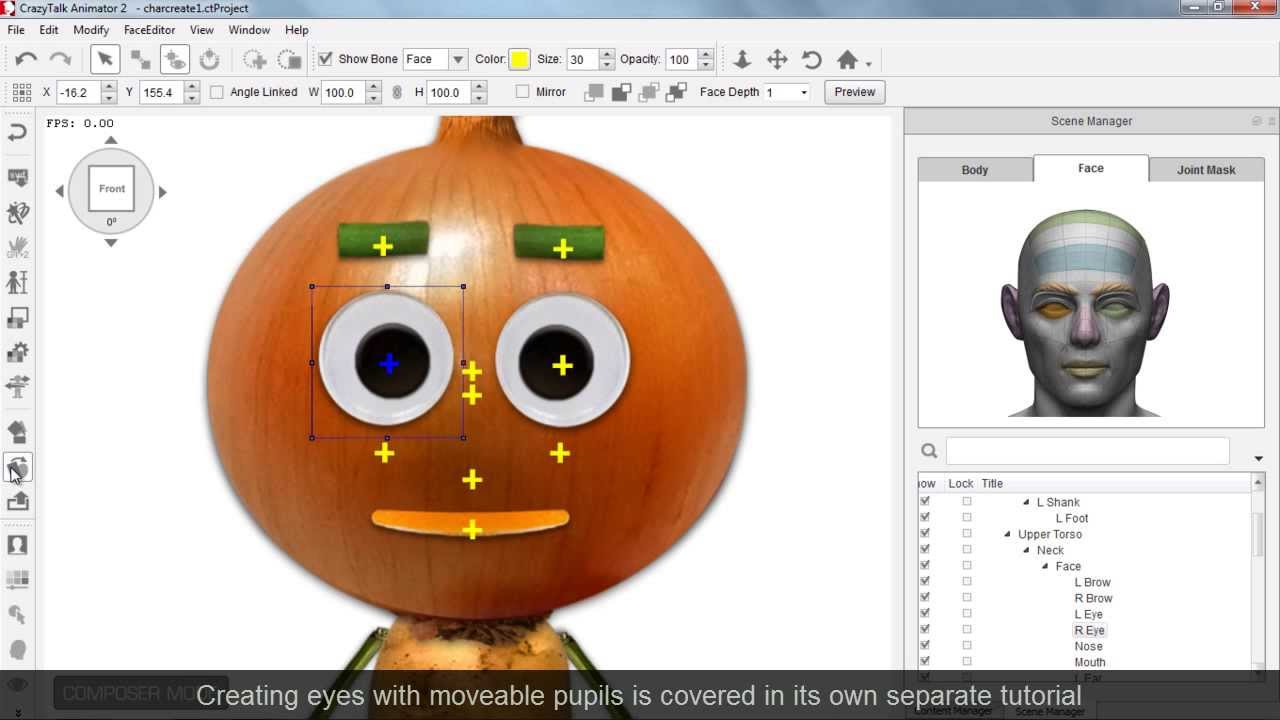 CrazyTalk Animator 2 - Basic Character Head Creation