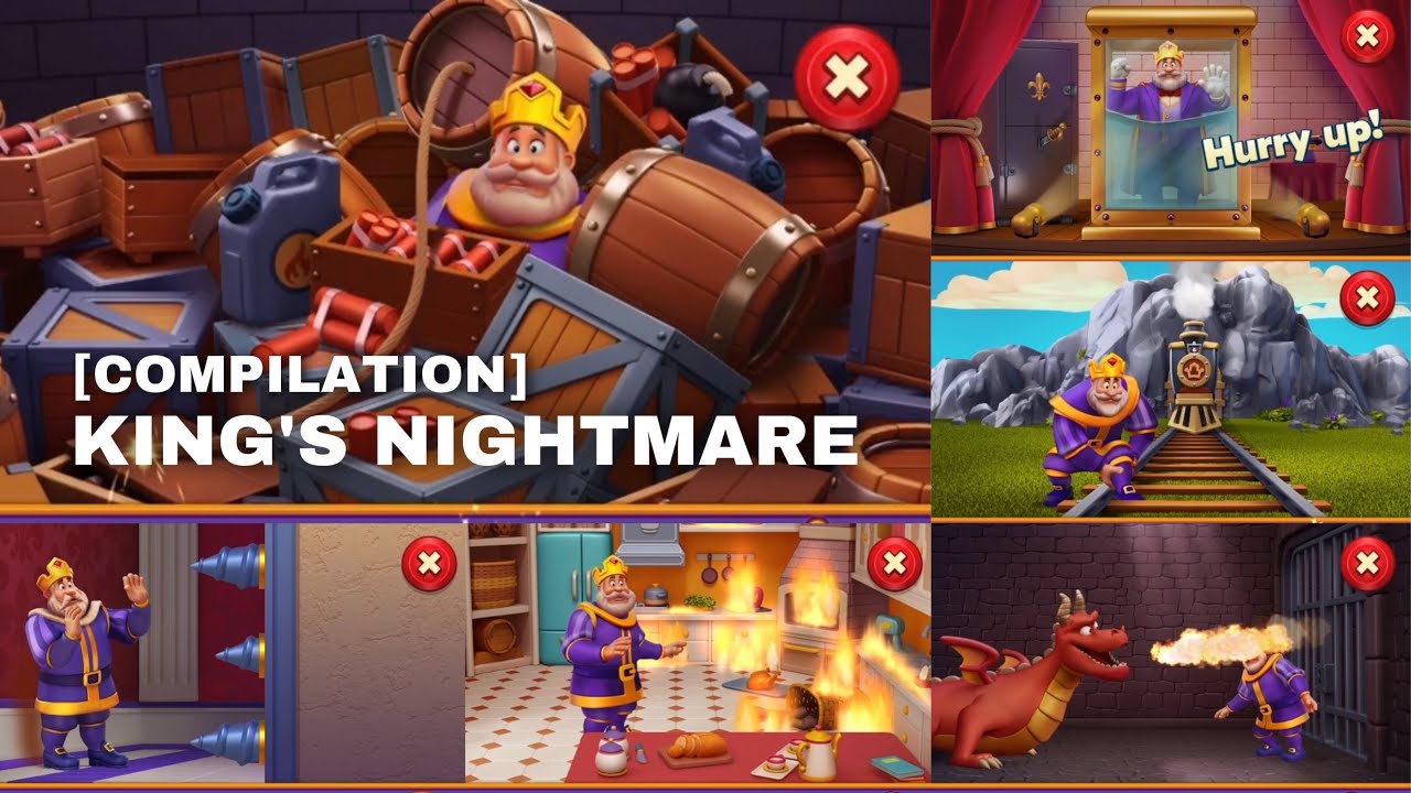 King's Nightmare Full Compilation | Royal Match Royal League Battle Team 🏆