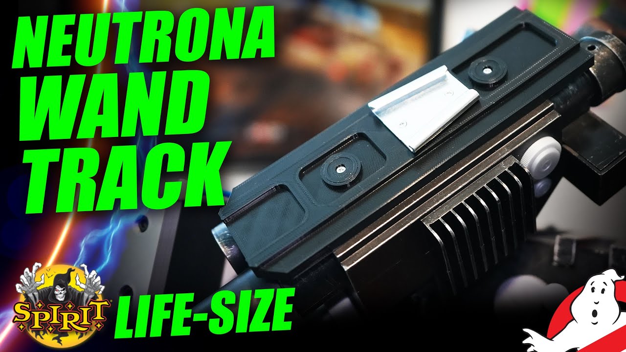 Spirit LIFE-SIZE Neutrona Wand Track Upgrade // Spirit Halloween Ghostbusters Proton Pack