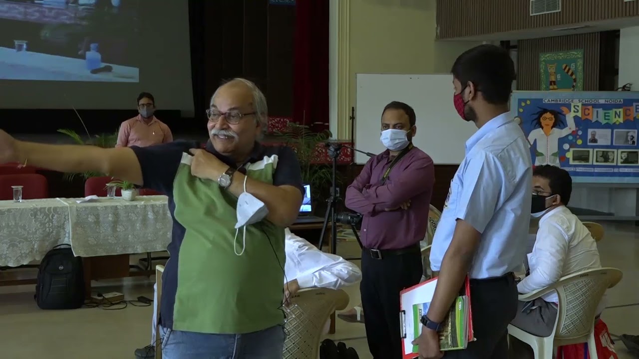 Part 2/7 : A Physics Session by H C Verma at Cambridge School Noida on 21st October 2021