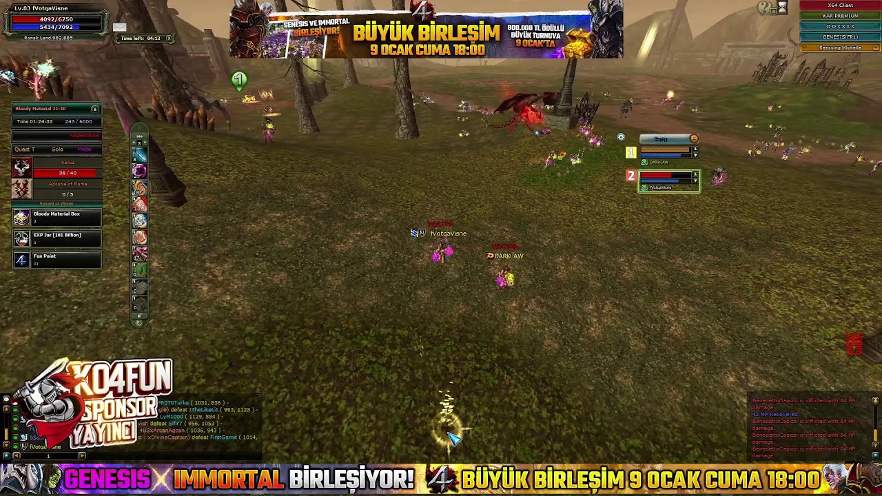 # KO4FUN # Knight Online PvP Server🏆GENESIS🏆 CR