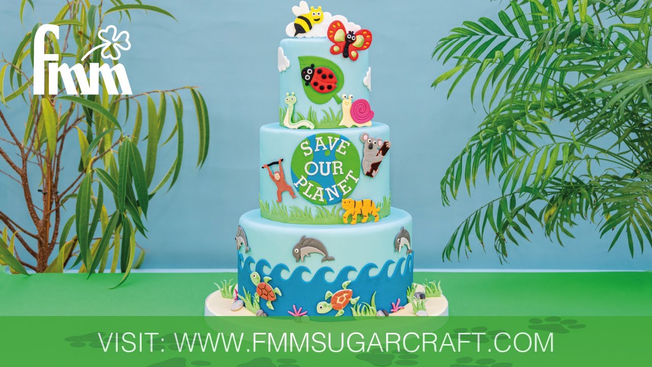 Save Our Planet & It's A Bugs Life Cake Decorating Tutorial