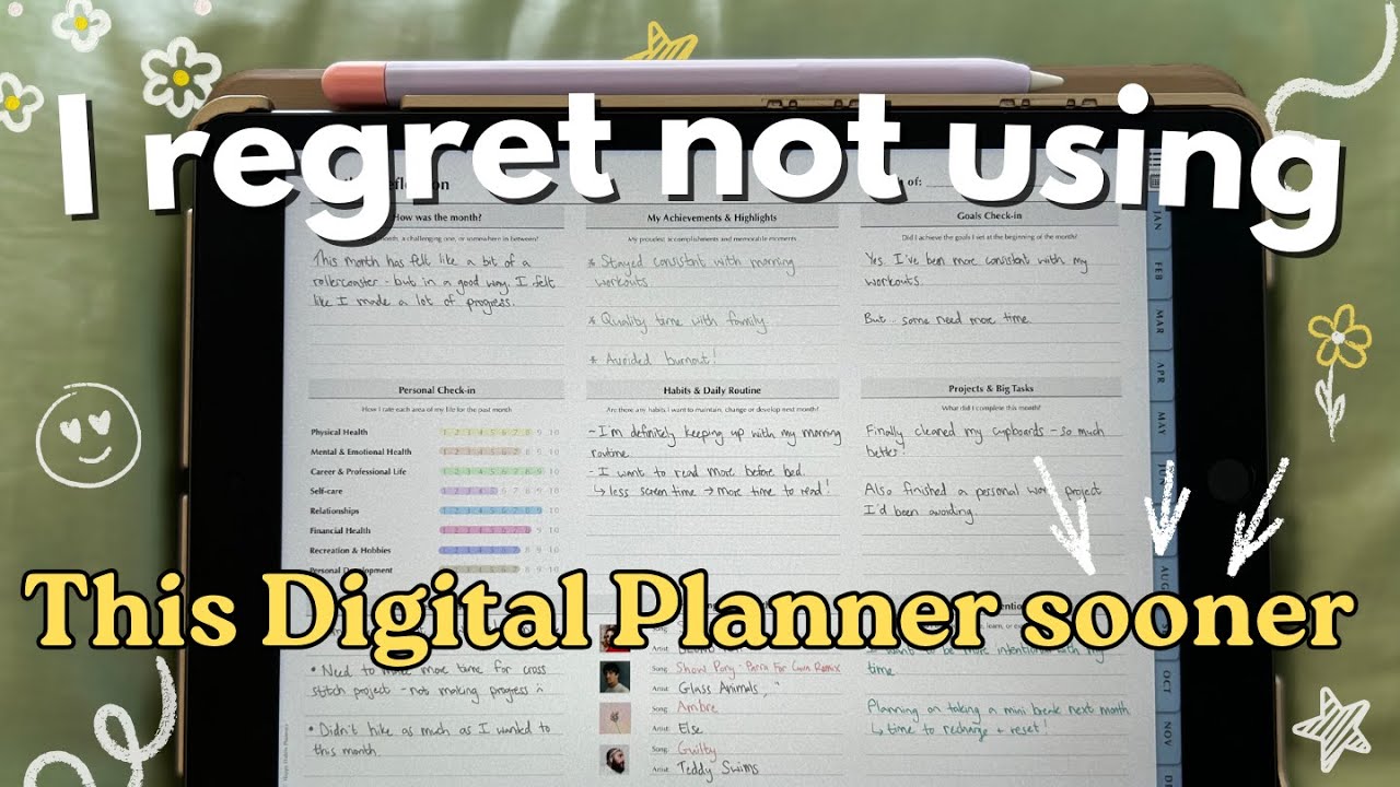 How I Built My Undated Digital Planner ✏️ | iPad | Apple Pencil