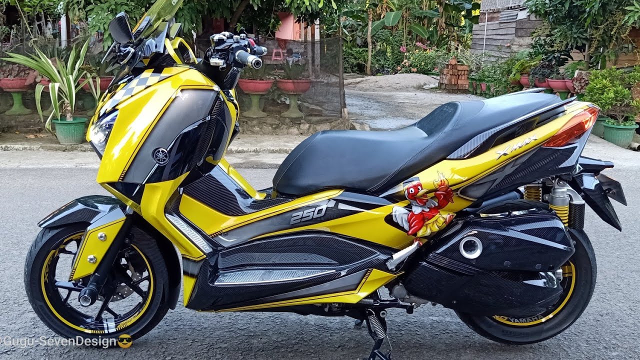 Yamaha xmax full carbon & full airbrush