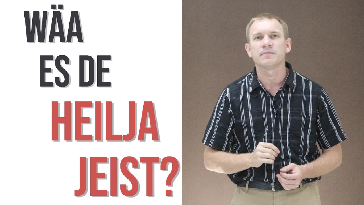 Wäa es de Heilja Jeist?