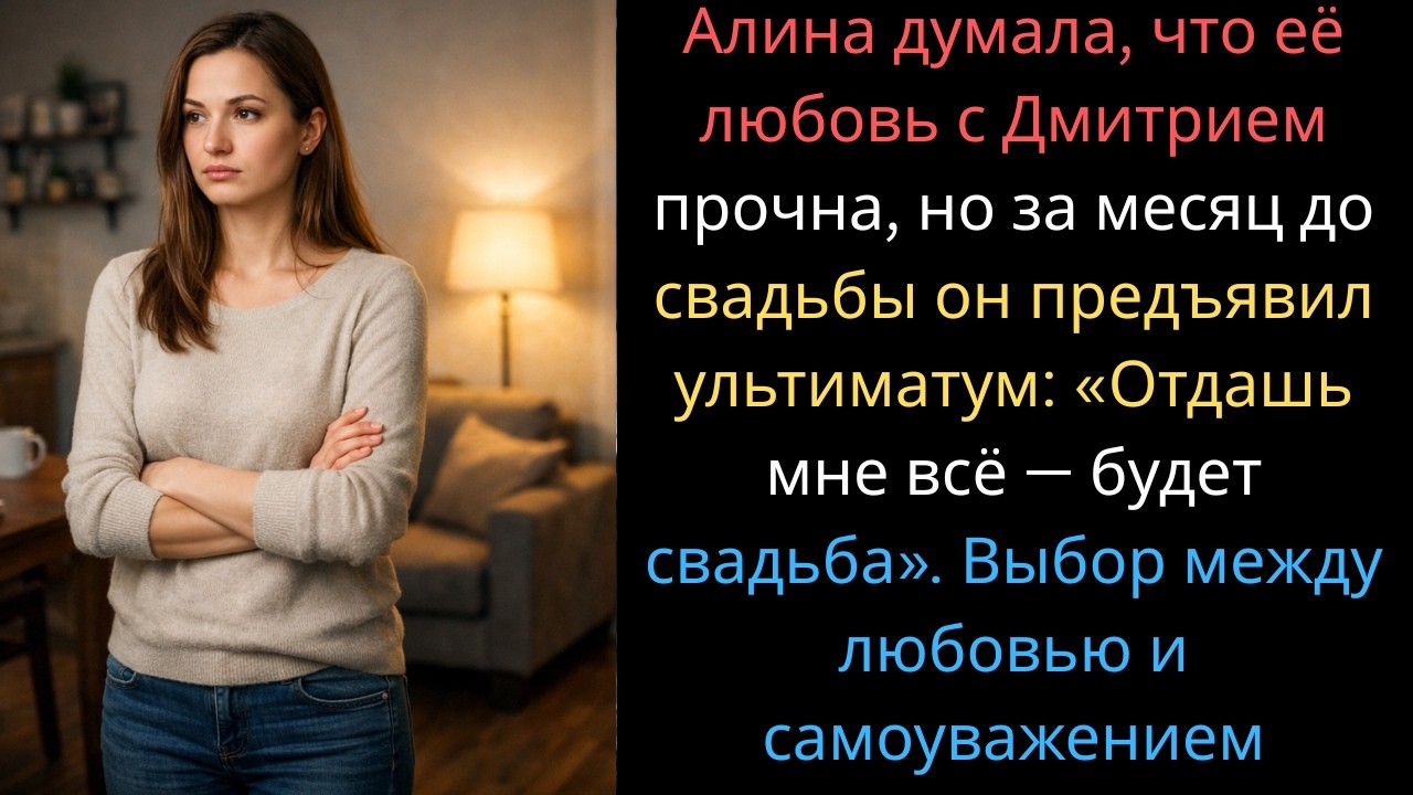«Свадьба на грани: он потребовал мой дом, машину и сбережения!»