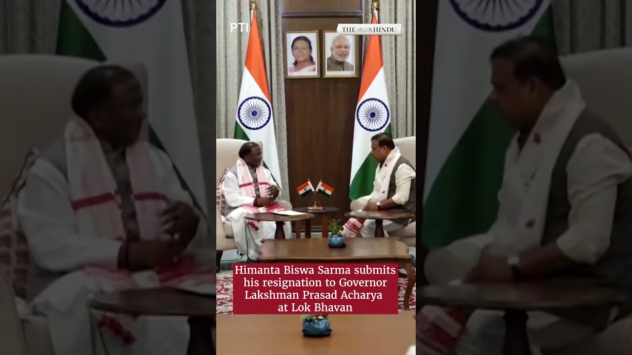 Assam CM Himanta Biswa Sarma submits resignation