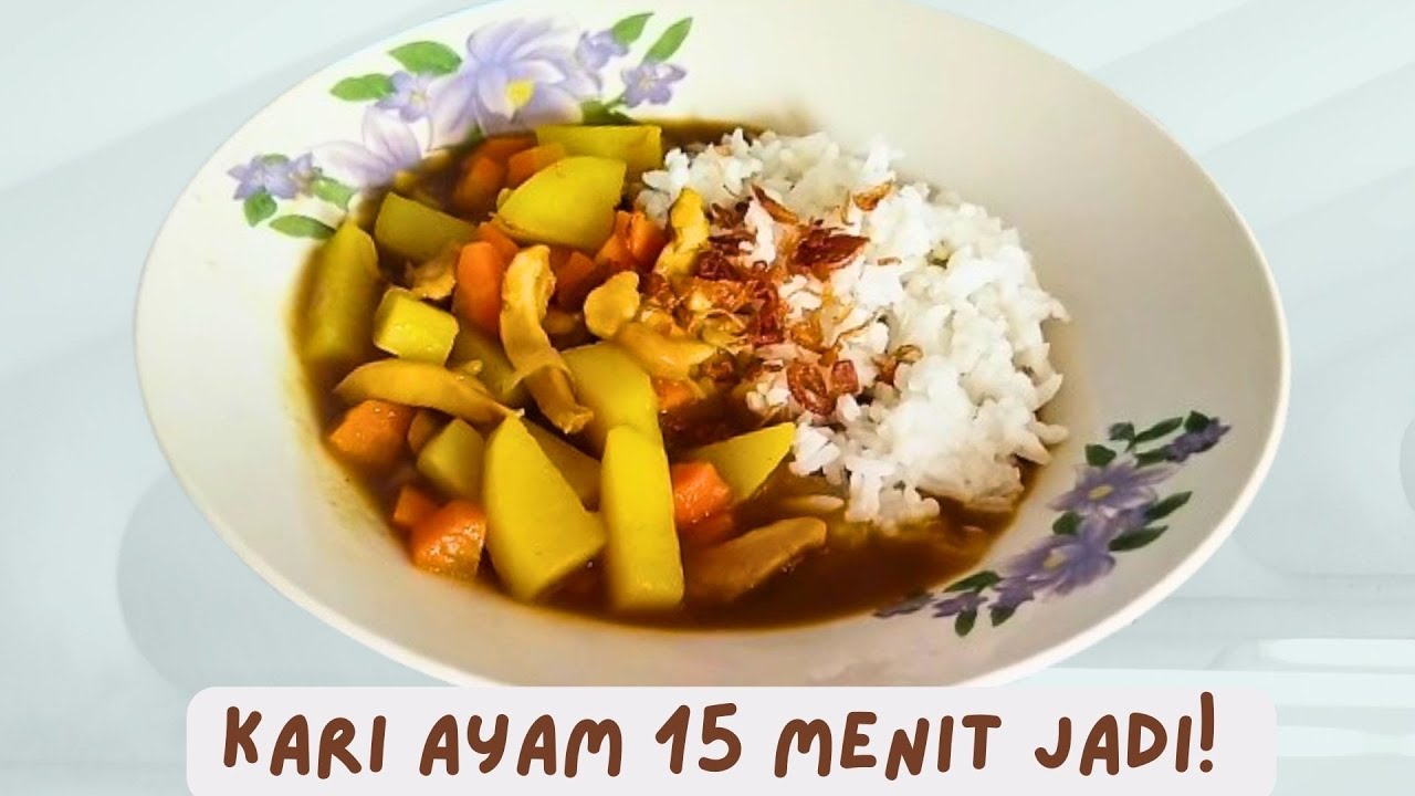 MASAK KARI AYAM CUMA 15 MENIT