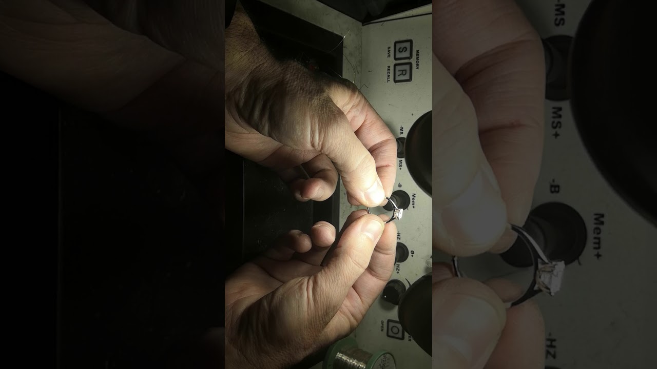Sizing a Platinum Ring : Creating Opening and Laser Welding #1