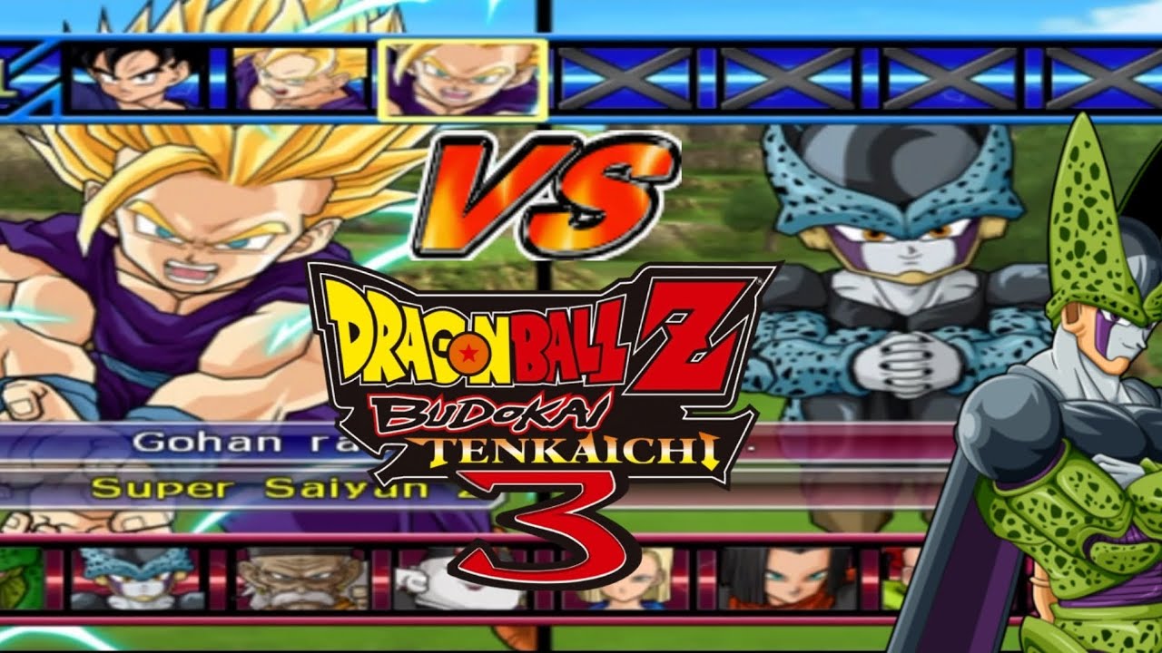 GOHAN SSJ 2 VS CELL JR + CELL PERFETTO SU DRAGON BALL Z BUDOKAI TENKAICHI 3
