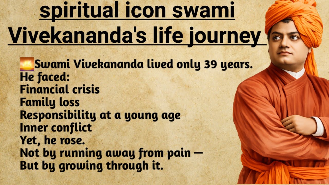 What swami Vivekananda's life teaches us ✅ learn english through real life stories| #english 