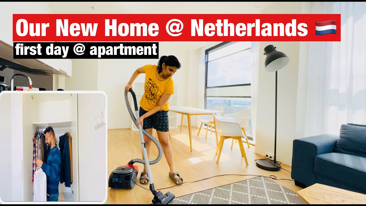 OUR NEW HOME AT NETHERLANDS | ROTTERDAM | HOME DECORATION | UNPACKING | SHOPPING | APARTMENT