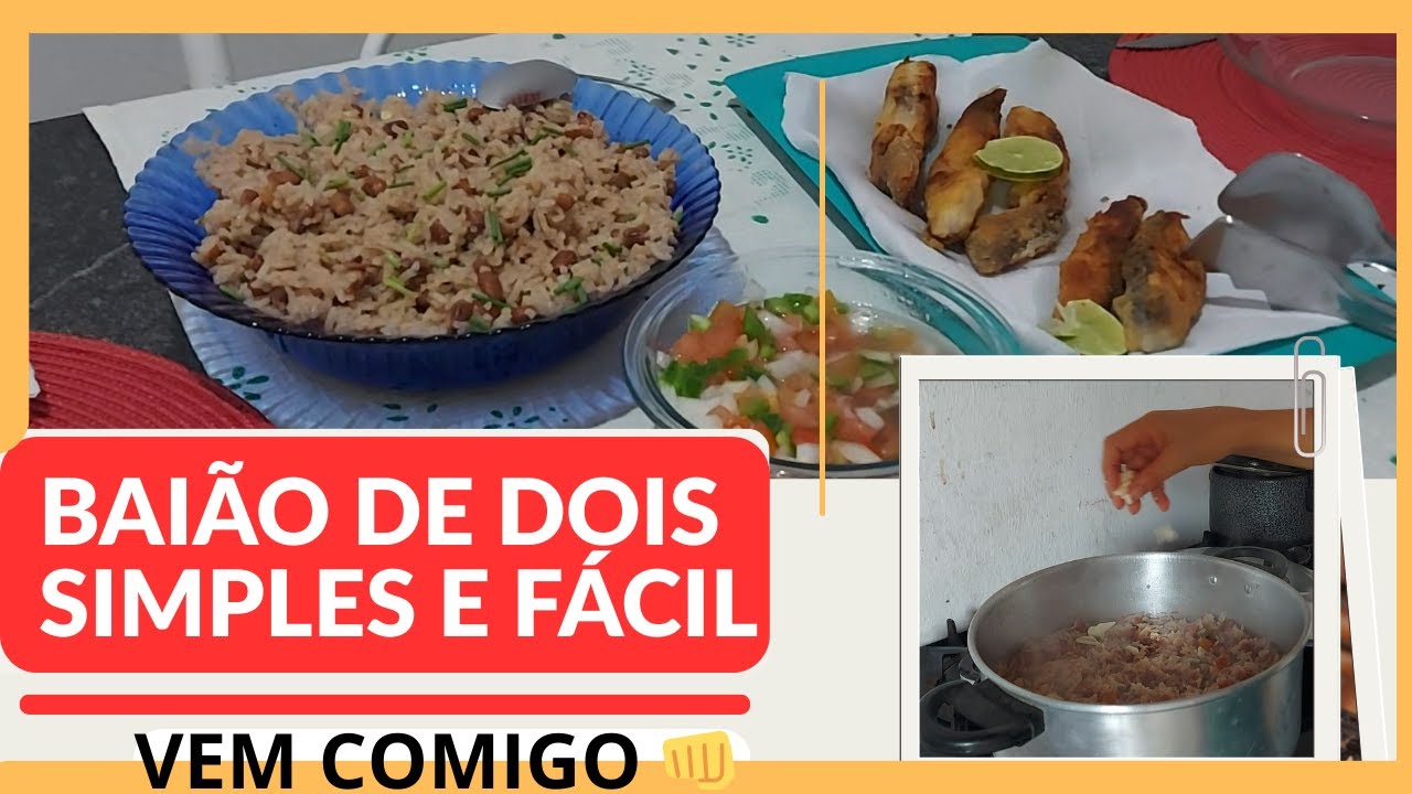 COMO FAZER BAIÃO DE DOIS SIMPLES E FÁCIL.