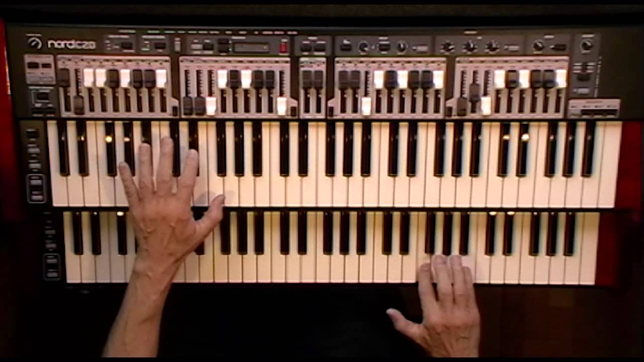 J&auml;mtl&auml;ndsk Brudmarsch - old Swedish folk music wedding march - Nord C2D Pipe Organ Clavia