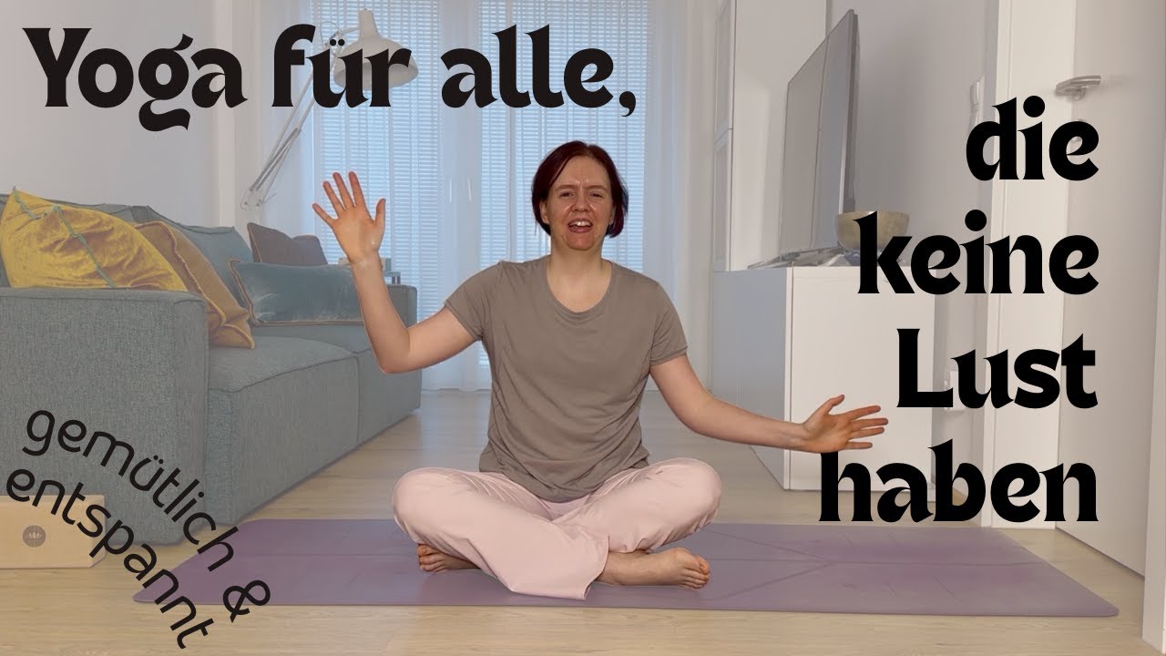 Yoga für Faule I gemütlich dehnen I für Anfänger