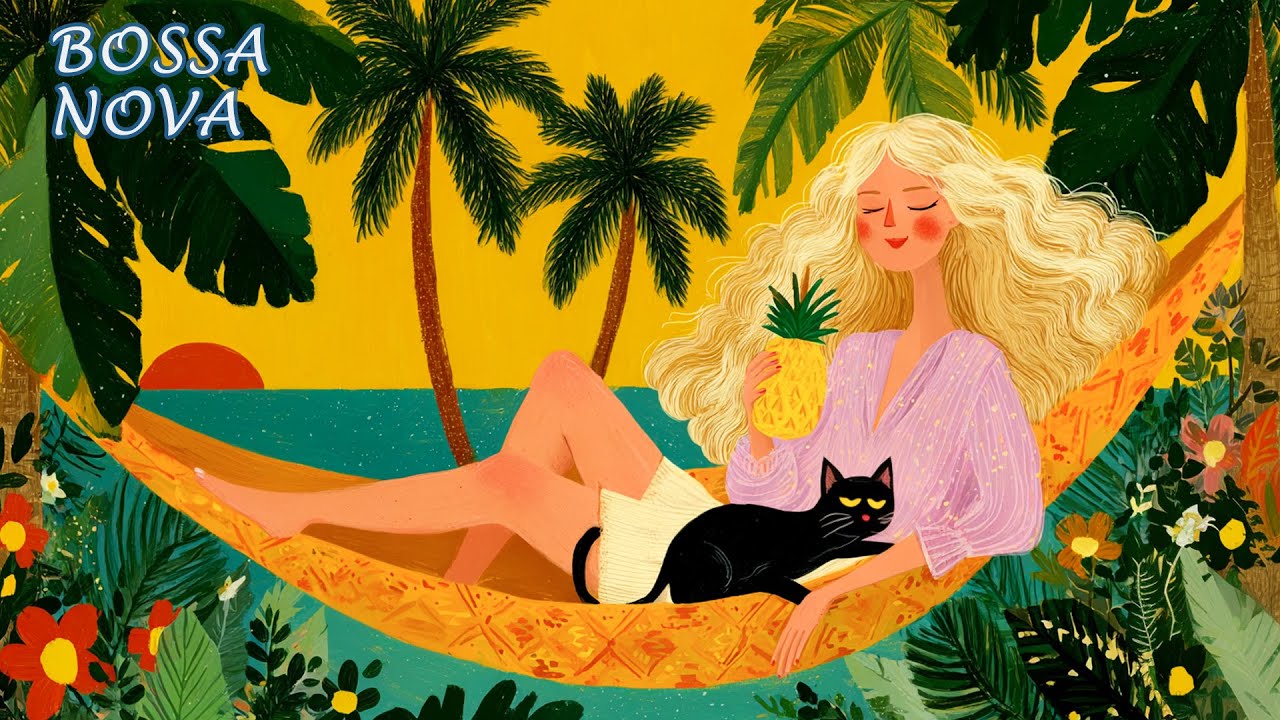 Sunset Bossa Nova 2025 - Relaxing Latin Jazz Covers for Work, Study & Evening Vibes 🎶🌿