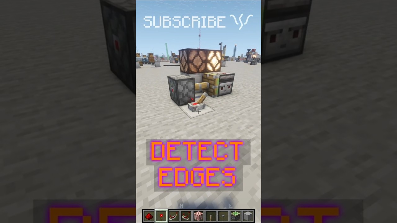 EASILY DETECT RISING EDGES and FALLING EDGES! | Redstone with PsiVolt #minecraft #redstone