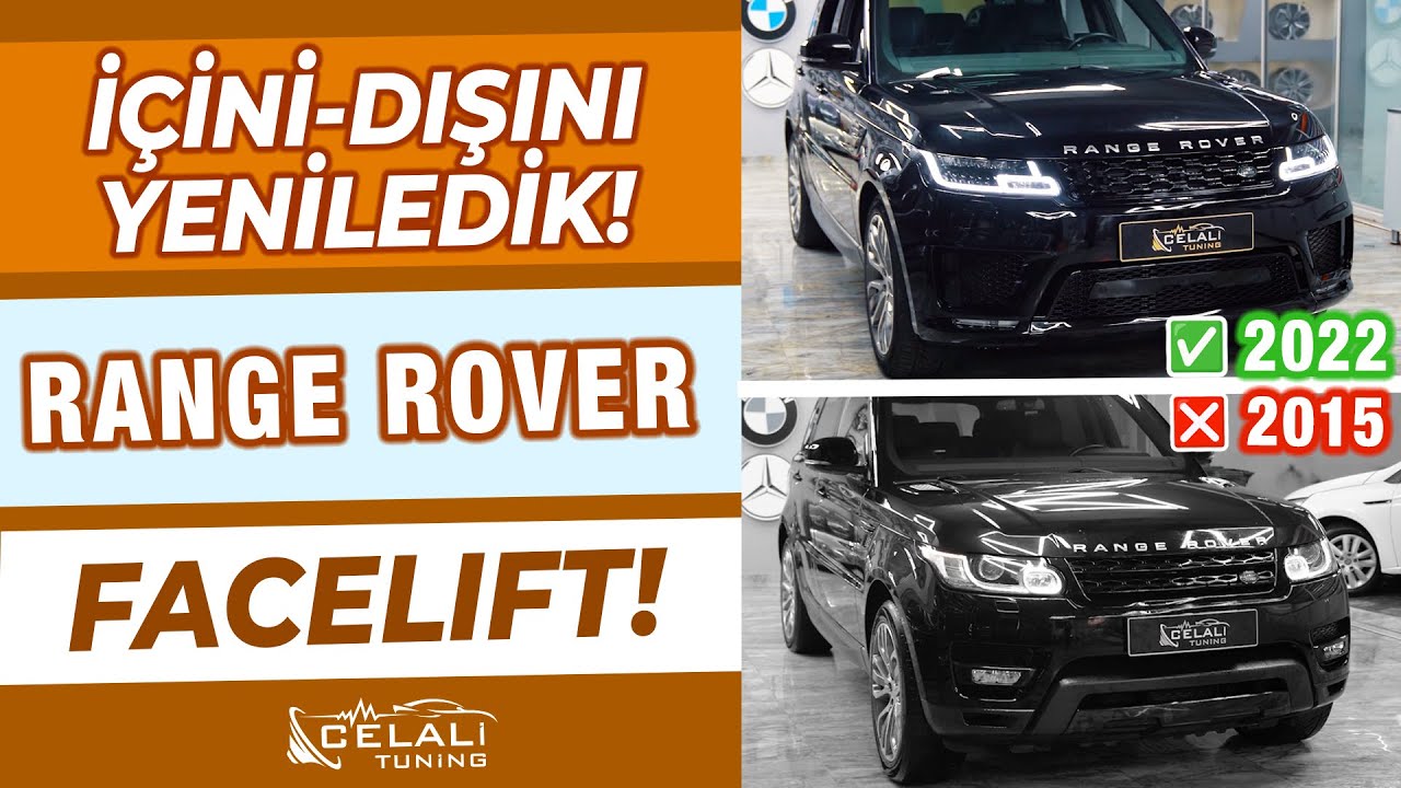 RANGE ROVER SPORT İÇ DIŞ FACELİFT DÖNÜŞÜM BODY KİT UYGULADIK!CELALİ TUNİNG