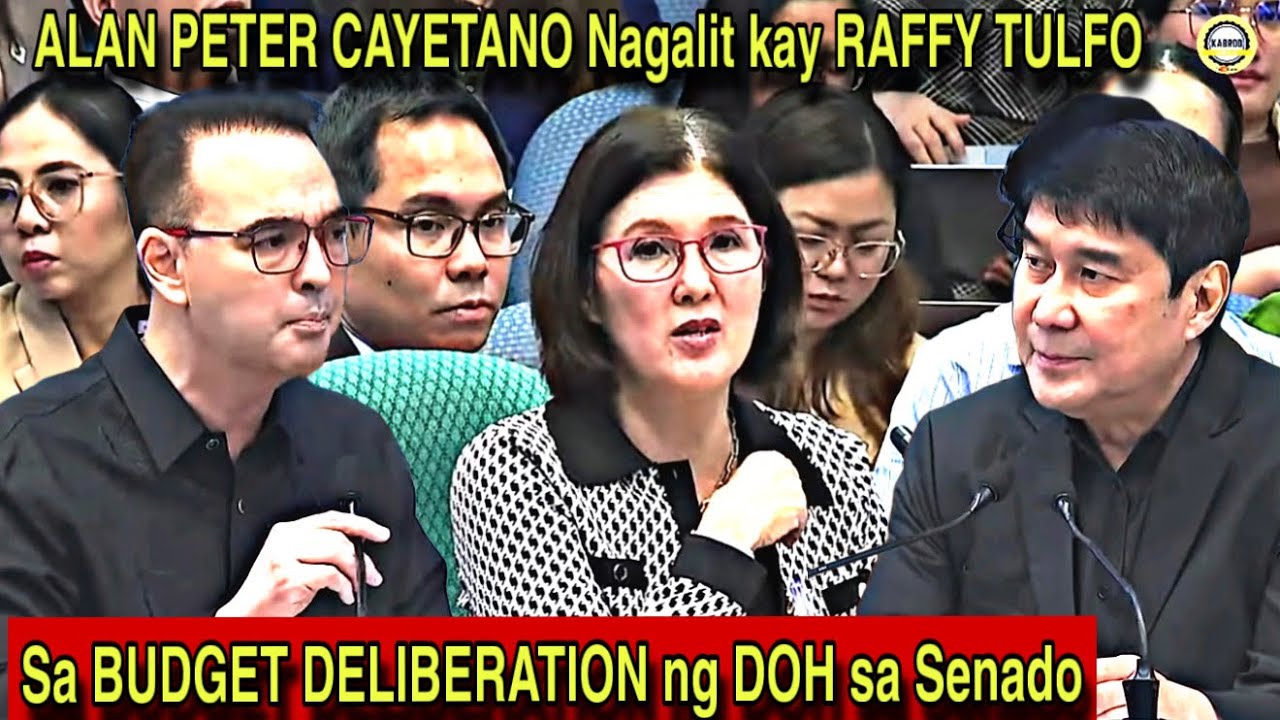 ALAN PETER CAYETANO Naasar KAY RAFFY TULFO sa Budget Deliberation ng DOH sa Senado