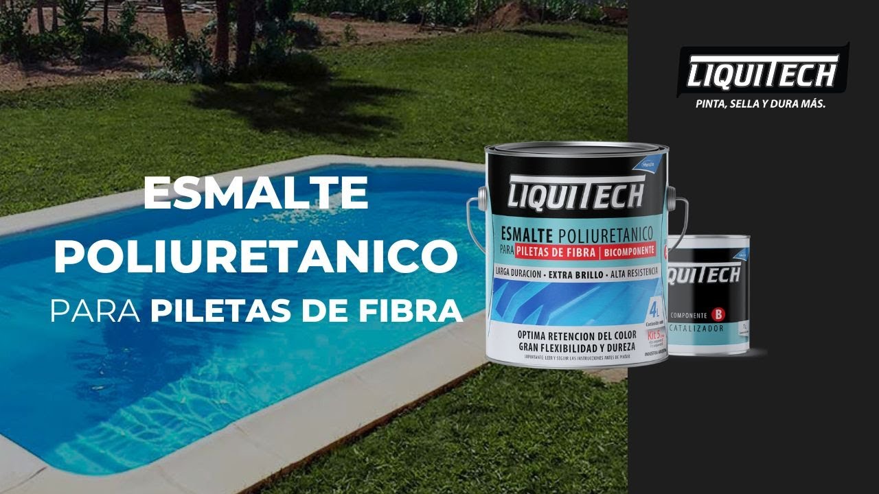 Esmalte Poliuretánico para piscinas de Fibra | Liquitech