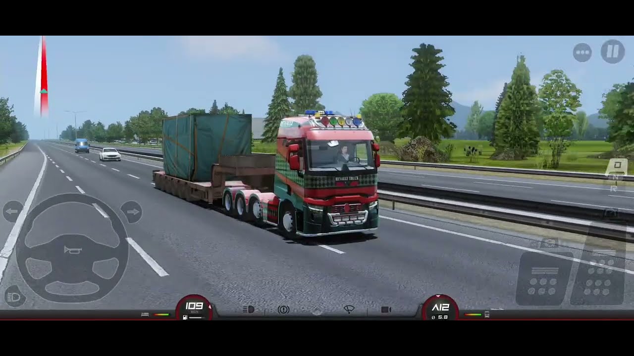 🚛 Truckers of Europe 3 | Big Generator Parts Delivery ⚙️ | Nuremberg ➝ Lech | Renault 2021 T Series
