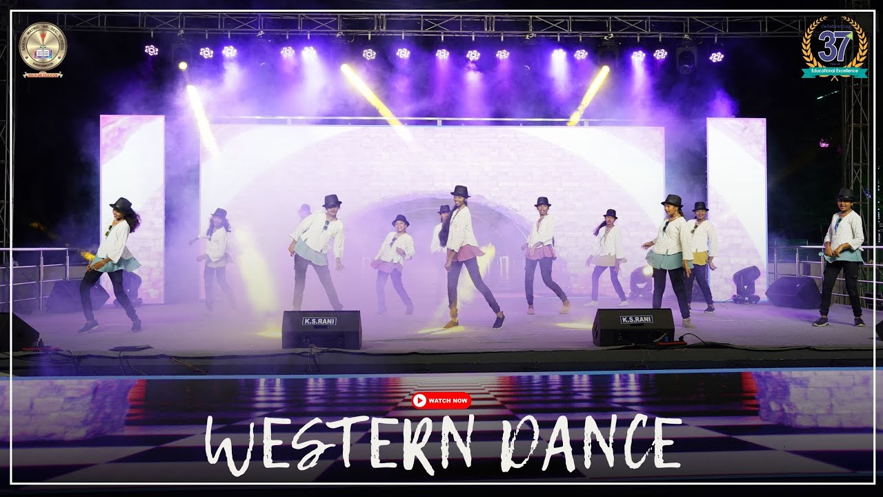 WESTERN DANCE 4K | 6-8 GIRLS | Spectra 25 | Sakthi School | Annual Day Celebrations