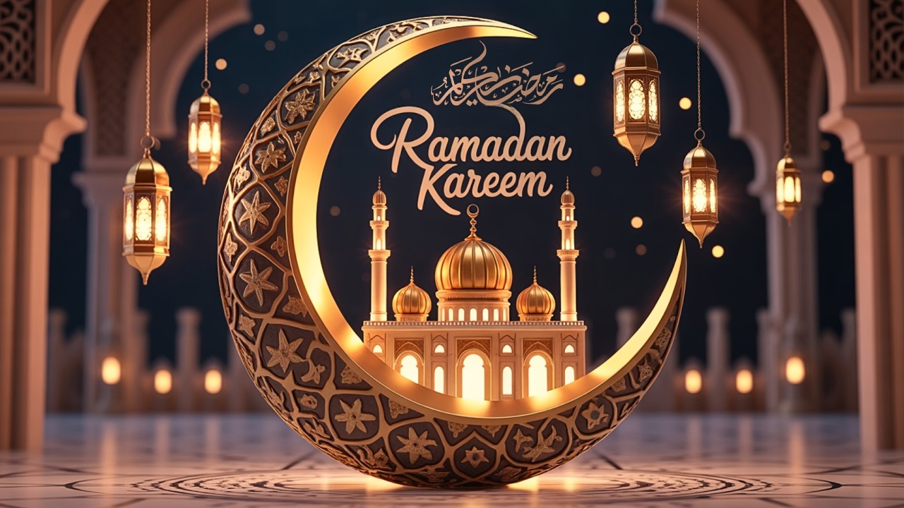 رمضان كريم 🌙 أجواء رمضانية هادئة مع الفوانيس | Ramadan Kareem Relaxing Islamic Night Ambience