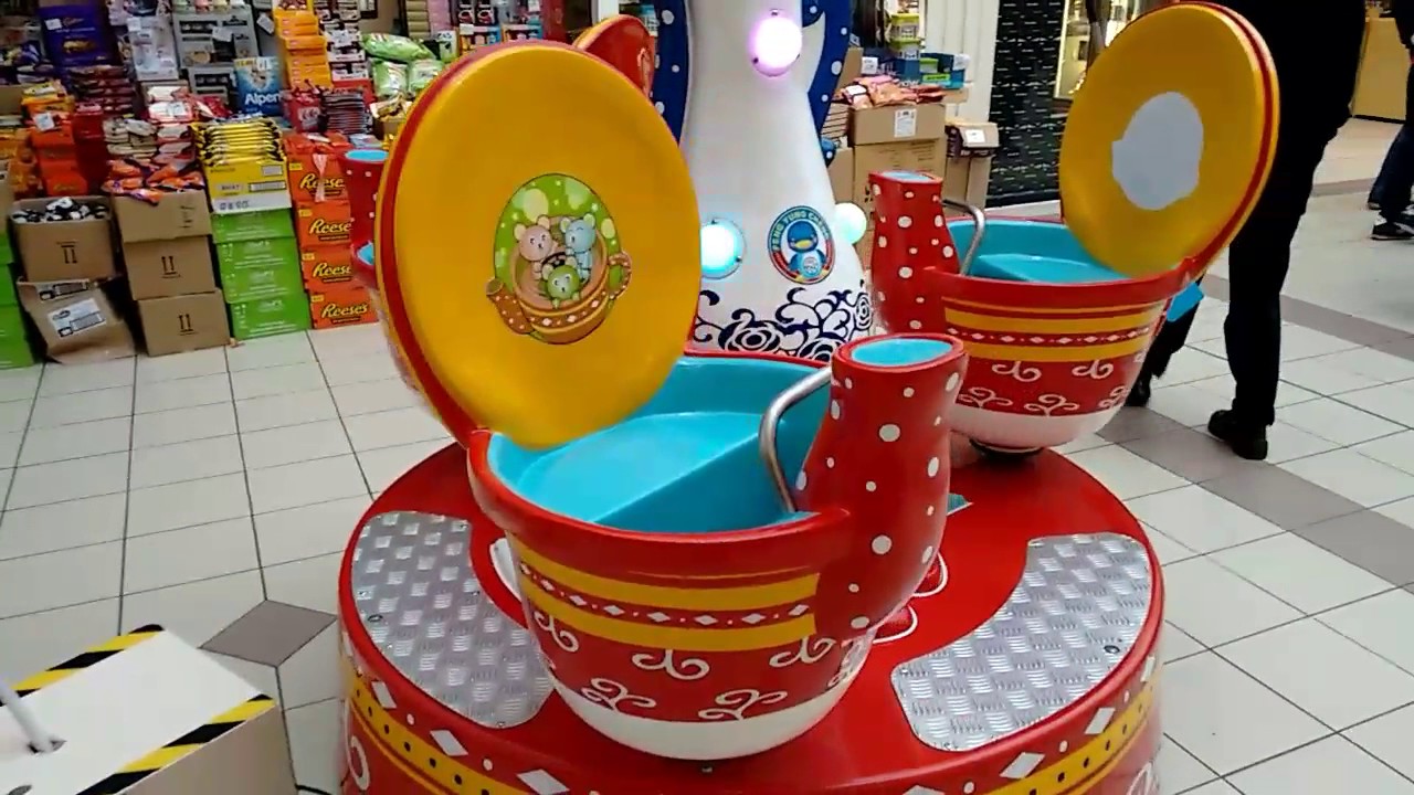 Fantasy Coffee Cups Kiddie Coin Operated Ride