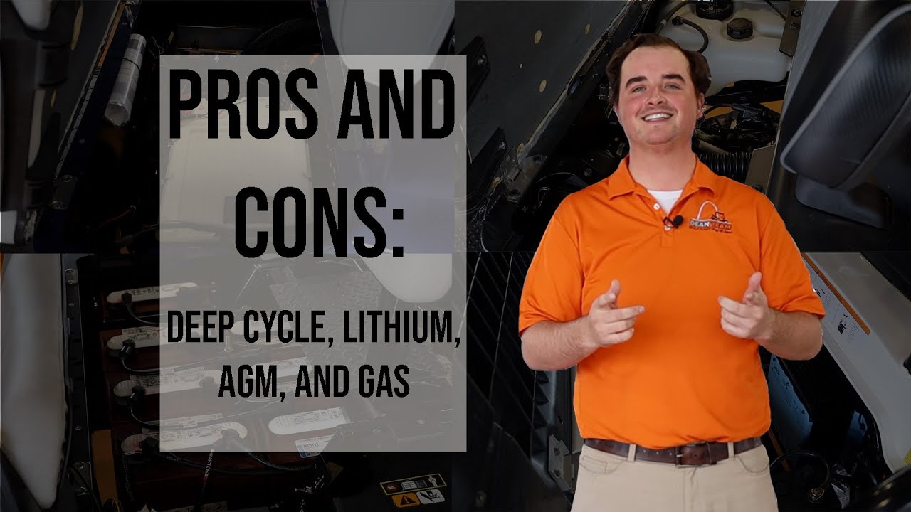 Pros and Cons of Deep Cycle, AGM, Lithium Ion, and Gas | Dean Team Golf Carts