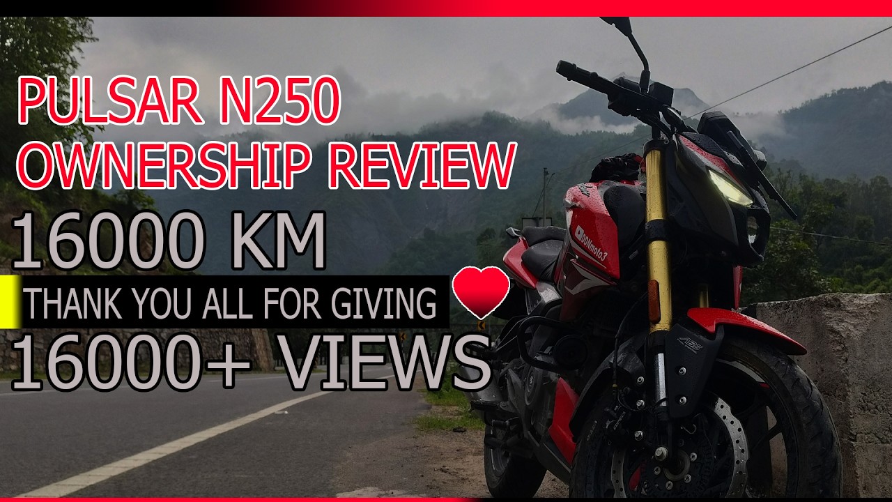 Bajaj Pulsar N250 : 16000 KM | Ownership Review #ownershipreview #review #n250 #bikereview