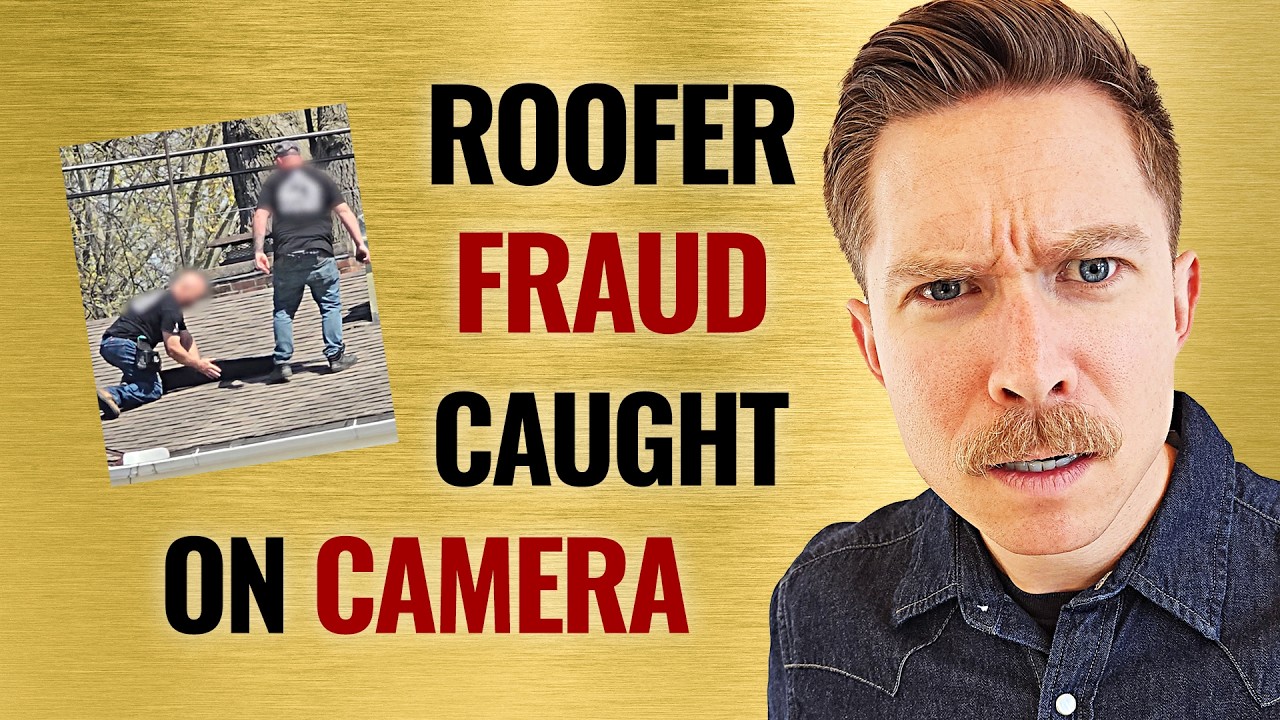 Roofer Fraud Caught on Camera
