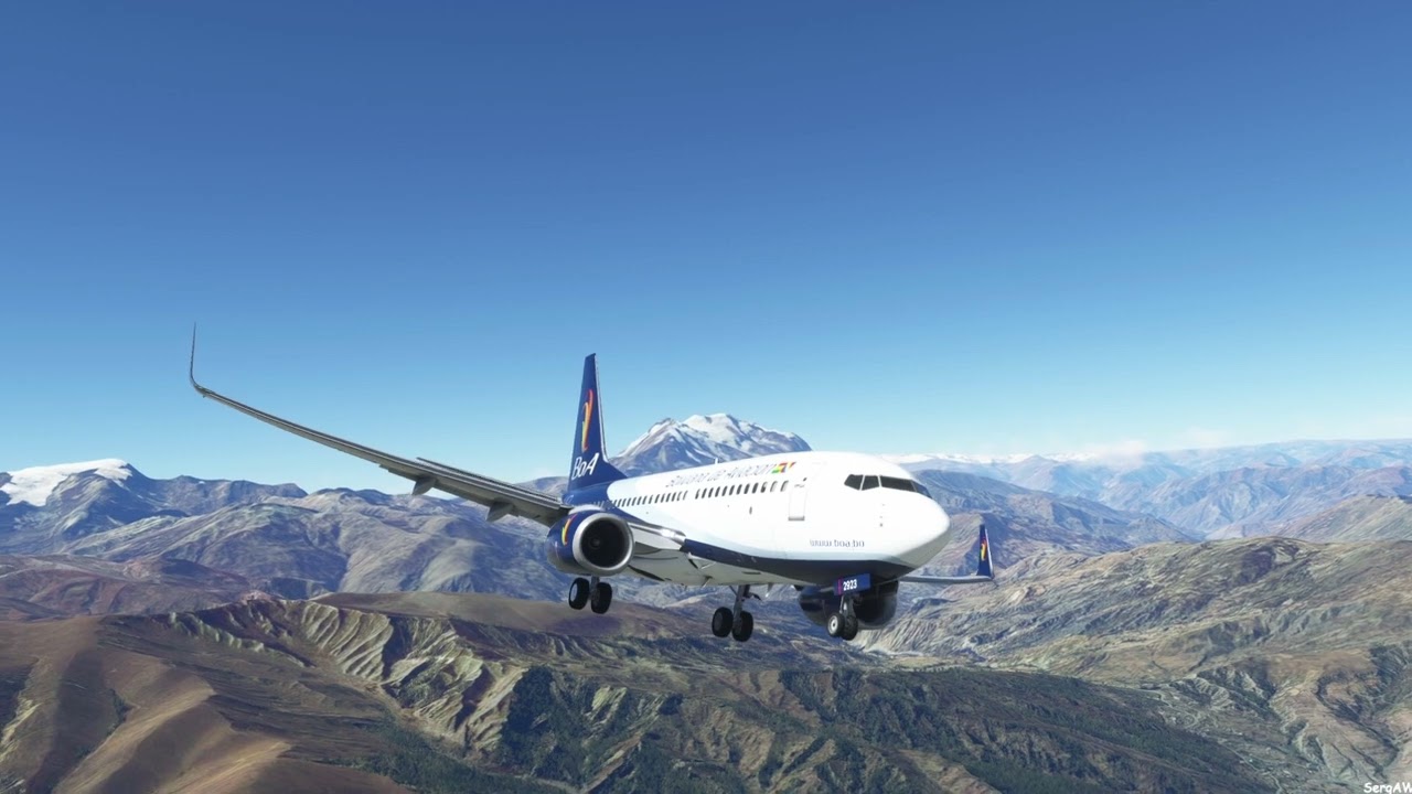 Aterrizaje Aeropuerto Internacional de El Alto Bolivia