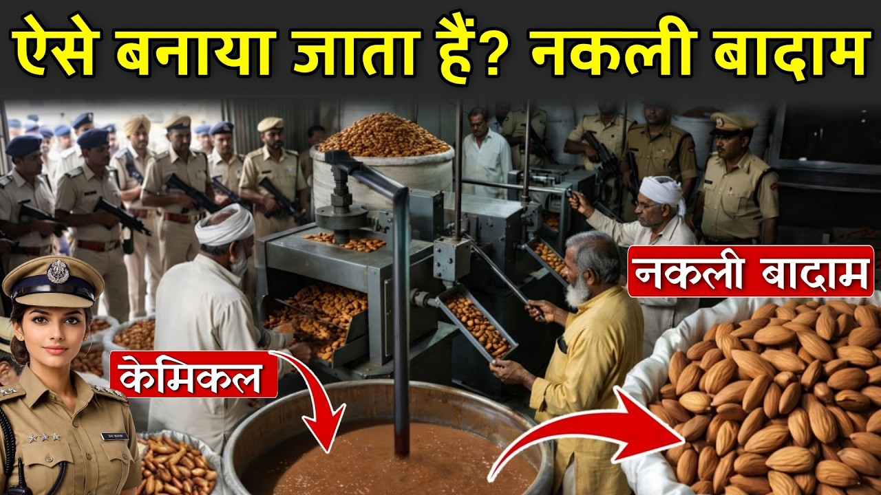 ऐसे बनाया जाता हैं? नकली बादाम | Shocking Fake Almonds Making Process Exposed