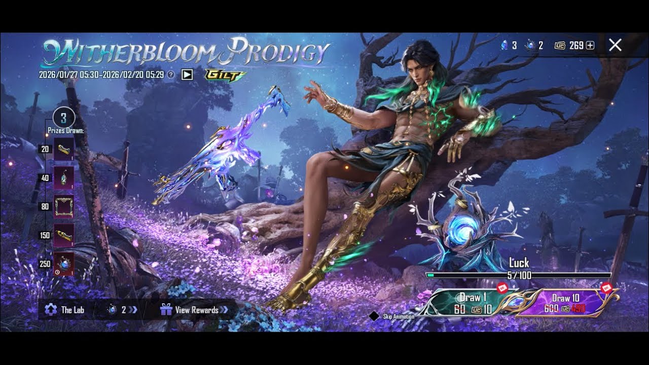 WITHER BLOOM PRODIGY SET LUCK 
