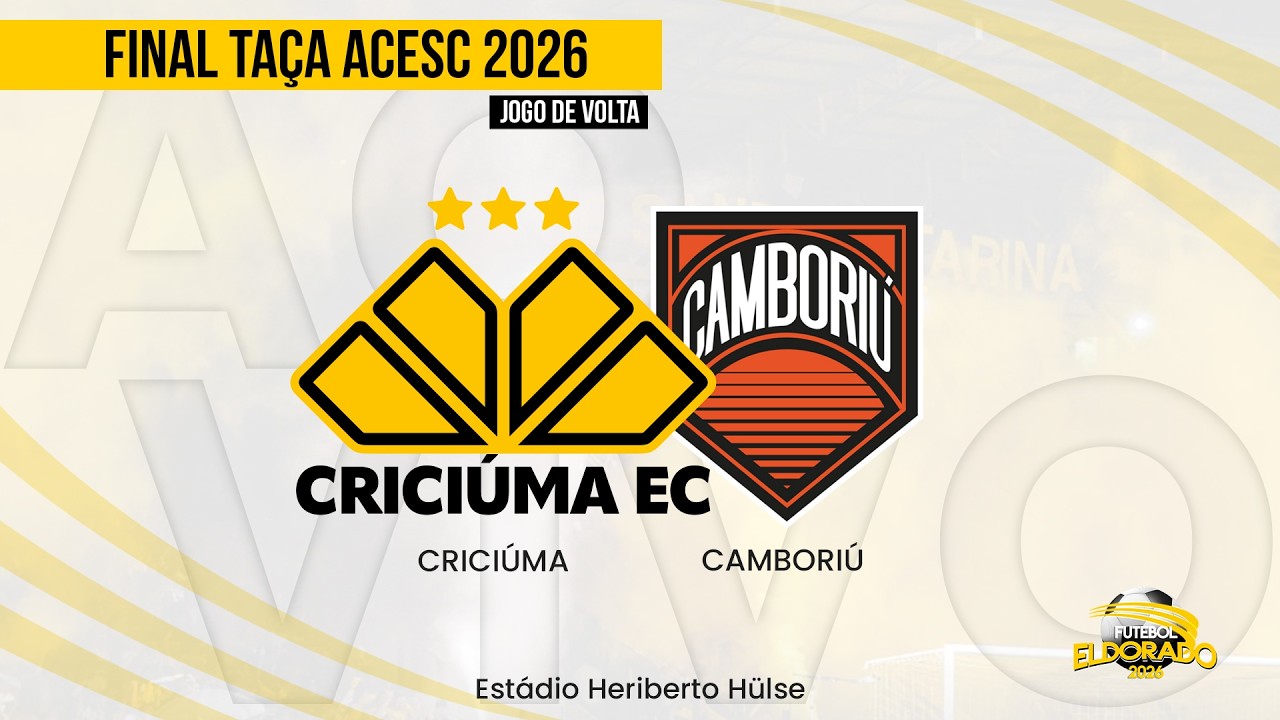 CRICIUMA X CAMBORIÚ - FINAL TAÇA ACESC | FUTEBOL ELDORADO - 07/03/2026