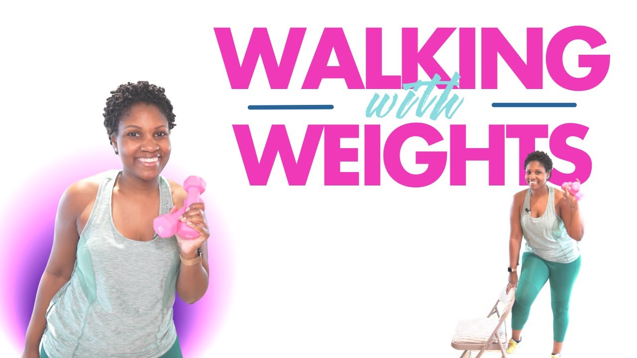 Walking Workout With Weights | Full Body Walking Workout | Moore2Health