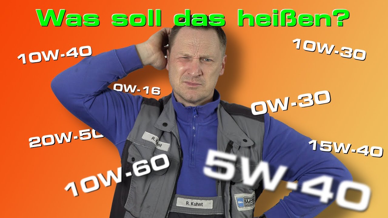 Was bedeutet 5W30 oder Was ist die Viskosität?