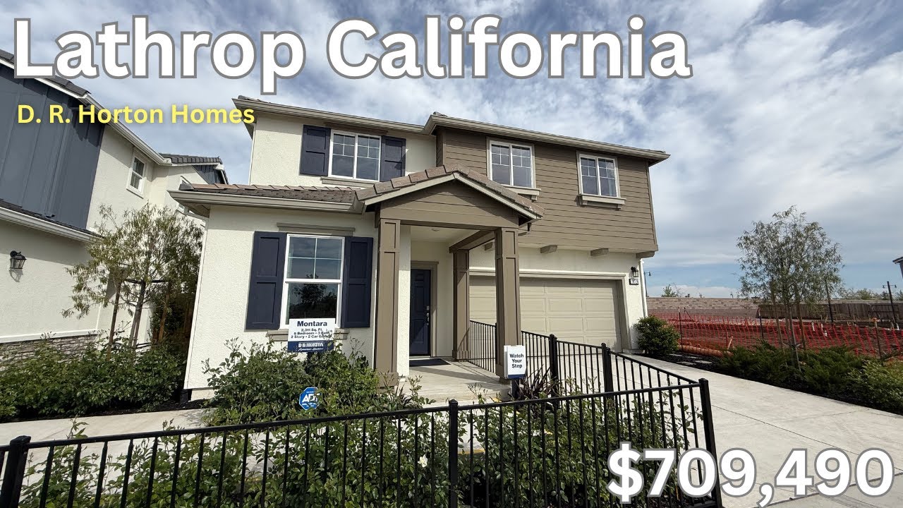 😍 Visiting (lathrop ca new homes) Community Close Out Tour at DR Horton Plan: Montara $709,490