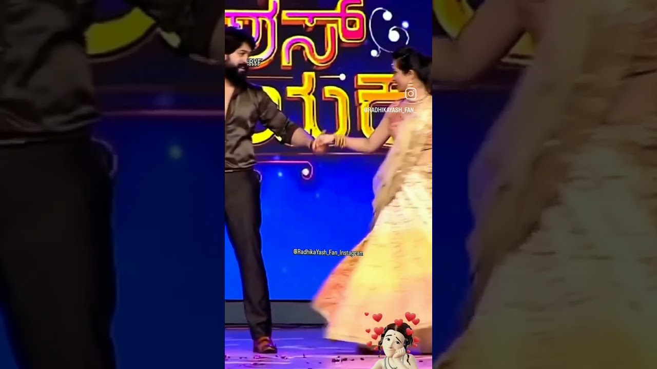 Yash and Radhika pandit dance #youtubeshorts #yash #radhikapandit #kgf #mehbooba